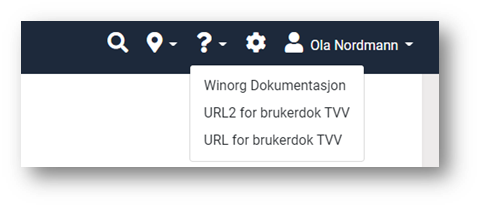 Mulig å inkludere kundens egen dokumentasjon i Winorg