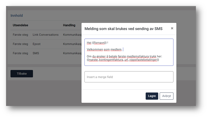 Winorg Dialog - Utvidet med SMS som kanal 2