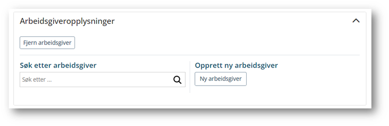 KAV - håndtering av arbeidsgiver